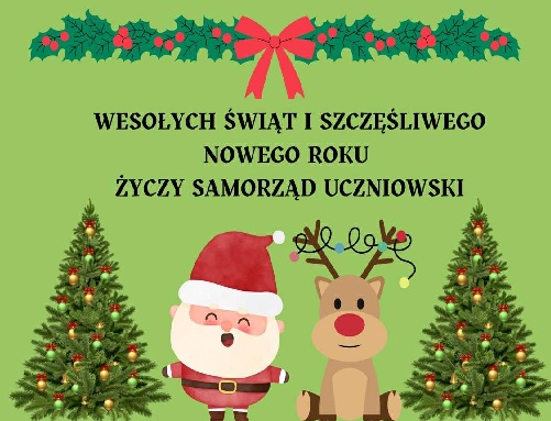 Życzenia od Samorządu Uczniowskiego